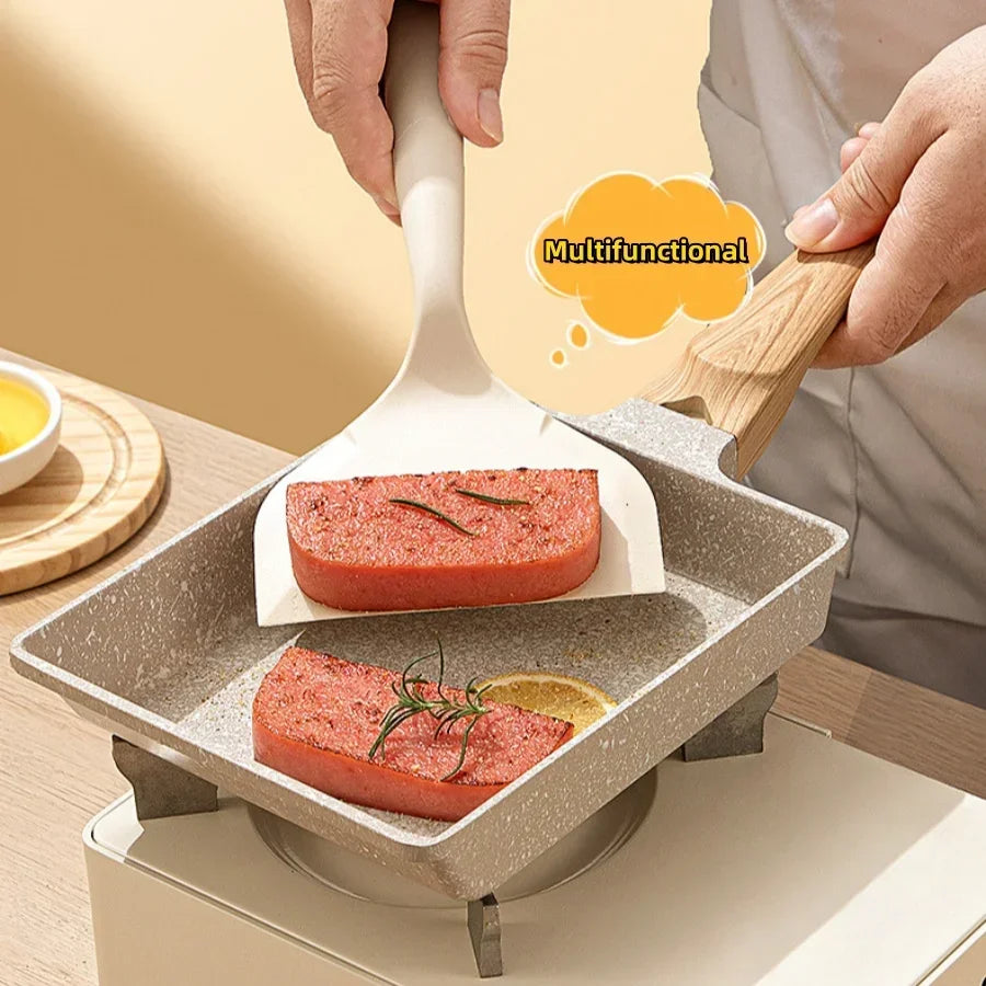 1pc silicone Heat resistant spatula household food grade non-stick Frying pan sushi steak fish pancake baking Scoop Kitchen Tool Oasis Select