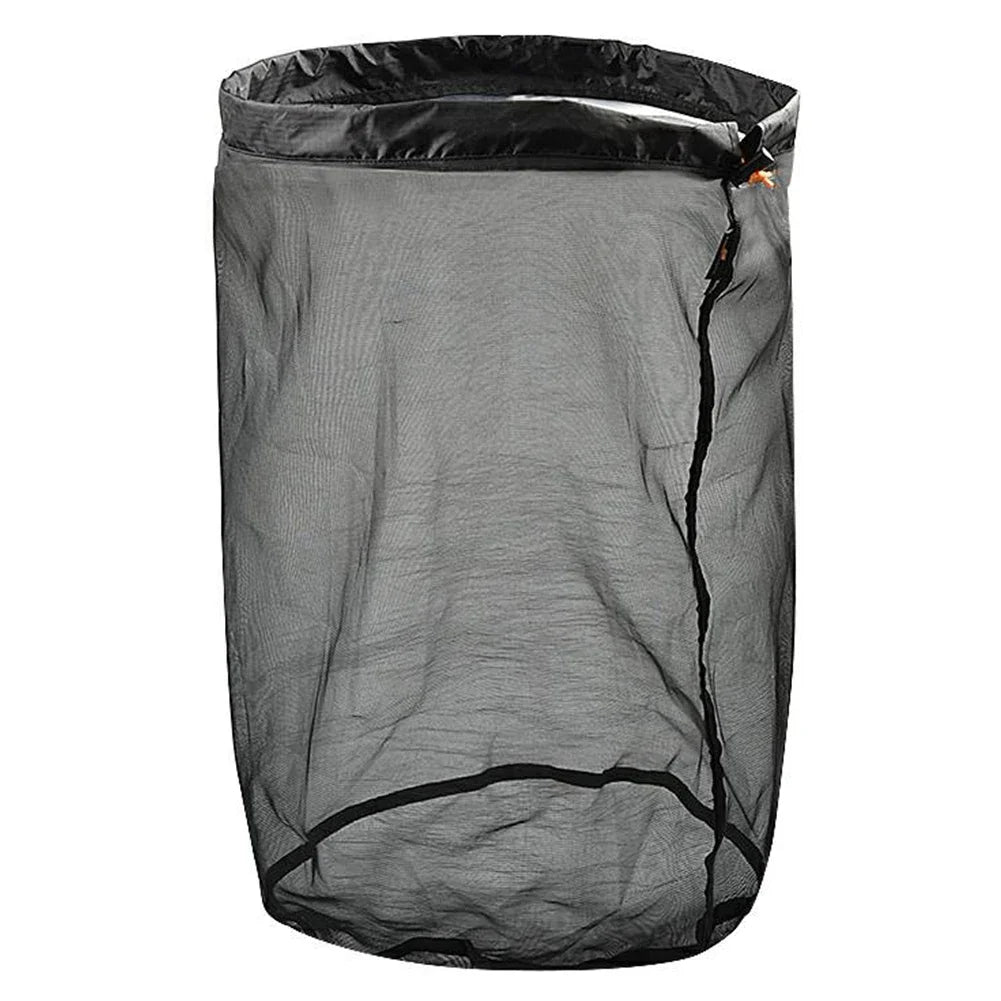 Travel Mesh Storage Bag Ultralight Outdoor Drawstring Stuff Sack Camping Traveling Organizer Hiking Tool Accessories Multi Bags Oasis Select