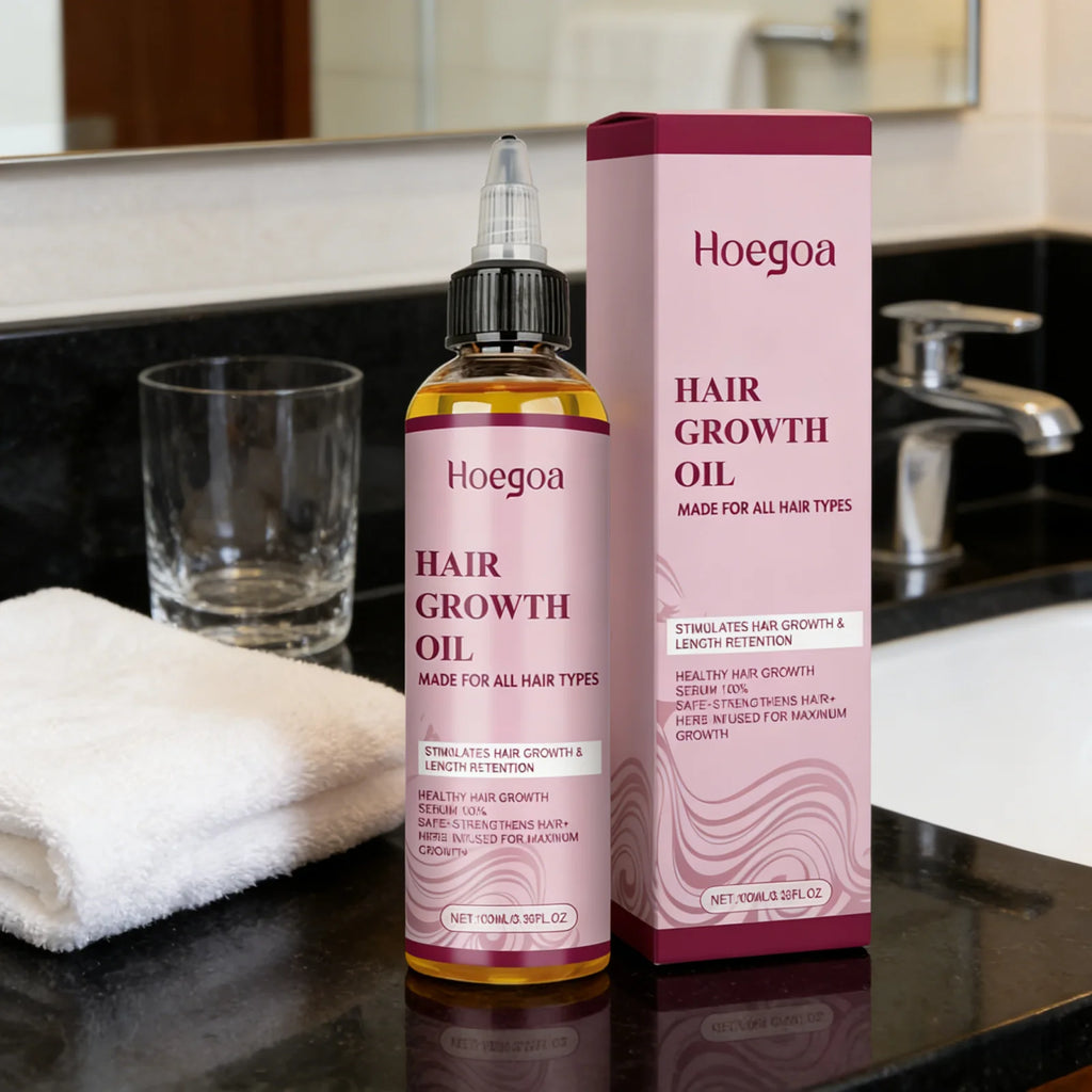 Hoegoa Ginger Rosemary Hair Growth Oil Deep Nourishment Improve Dryness Length Retention Intensive Repairing Hair Essential Oil Oasis Select