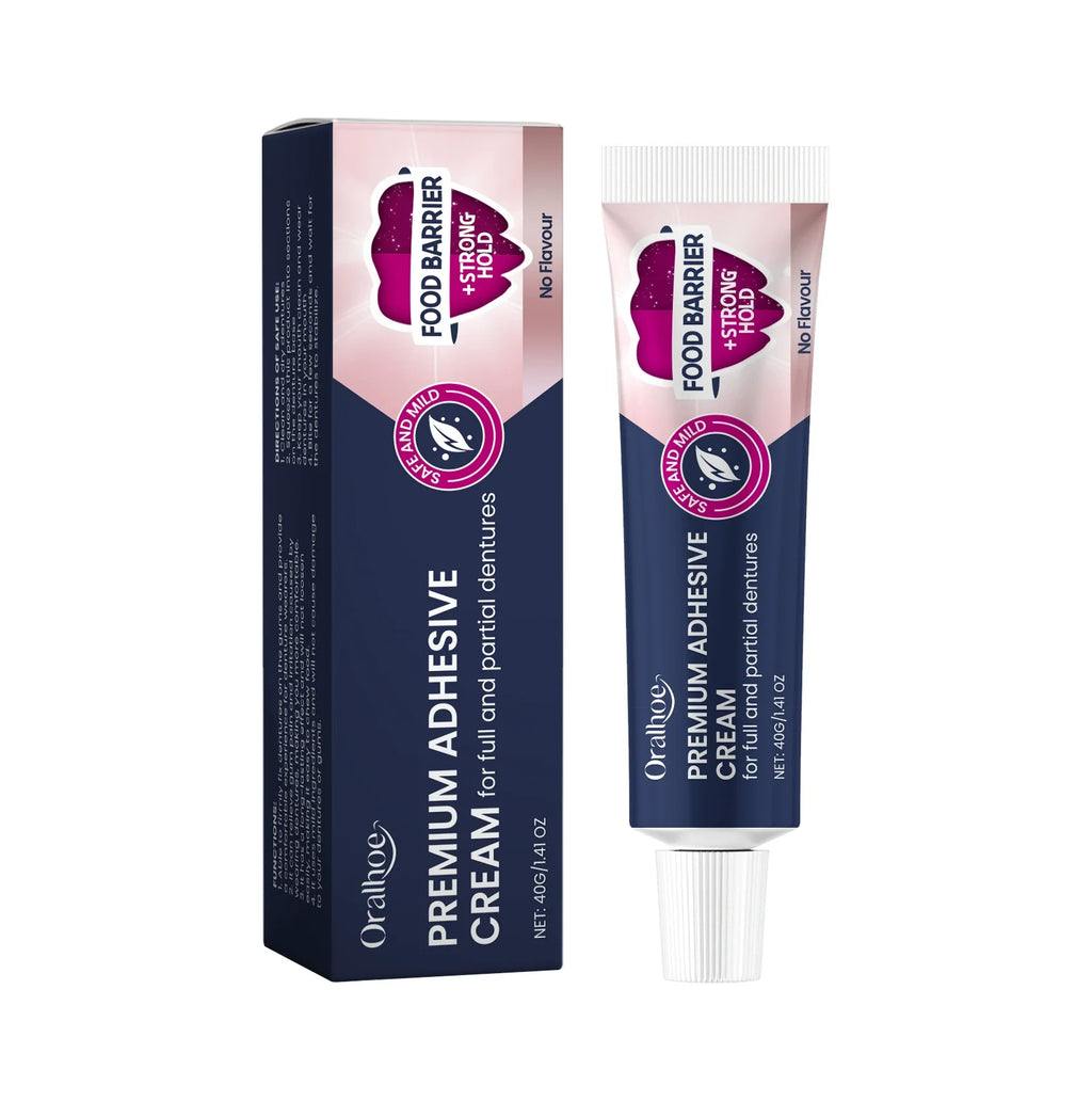 Oralhoe Denture Adhesive Cream – Long-Lasting Secure Hold Denture Adhesive Cream Oasis Select