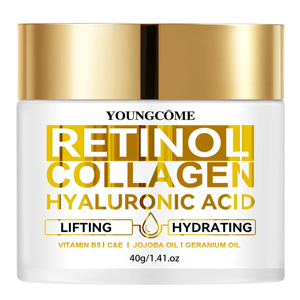 Retinol Face Cream – Collagen & Hyaluronic Acid Moisturizer Retinol Face Cream Oasis Select 40g