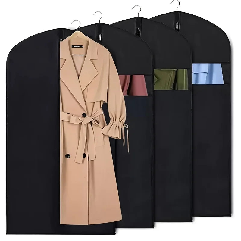 1pcs Suit Dust Cover Bags, Hanging Clothes Storage Bags For Shirt, Suit, Dress, Coat, Portable Dust Proof Garment Bags Oasis Select