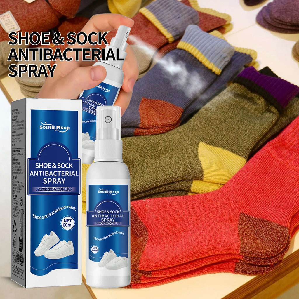 South Moon Shoe & Foot Deodorizer Spray – Antibacterial 60ml Foot Deodorizer Spray Oasis Select