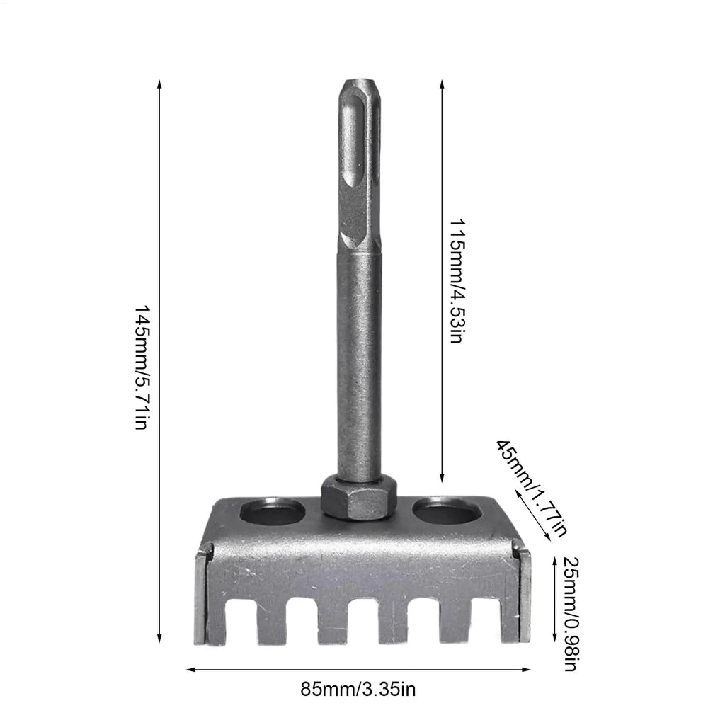 Drywall Outlet Cutout Tool Square Slot Cutter Portable Stainless Steel Junction Box Cutout Saw Square Hole Puncher for Brick Oasis Select