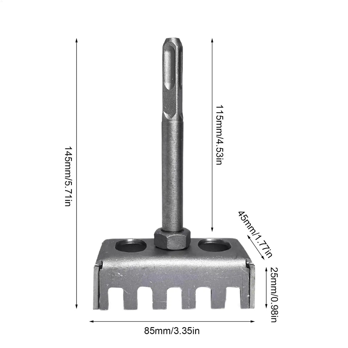 Drywall Outlet Cutout Tool Square Slot Cutter Portable Stainless Steel Junction Box Cutout Saw Square Hole Puncher for Brick Oasis Select