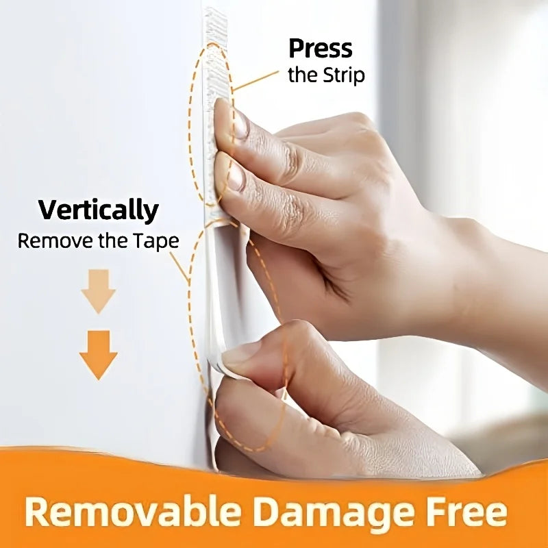 12/68pcs Heavy Duty No Damage Picture Hanging Strips,Removable Adhesive Hook for Wall,Tool-Free No Nails,Renters Home Decoration Oasis Select