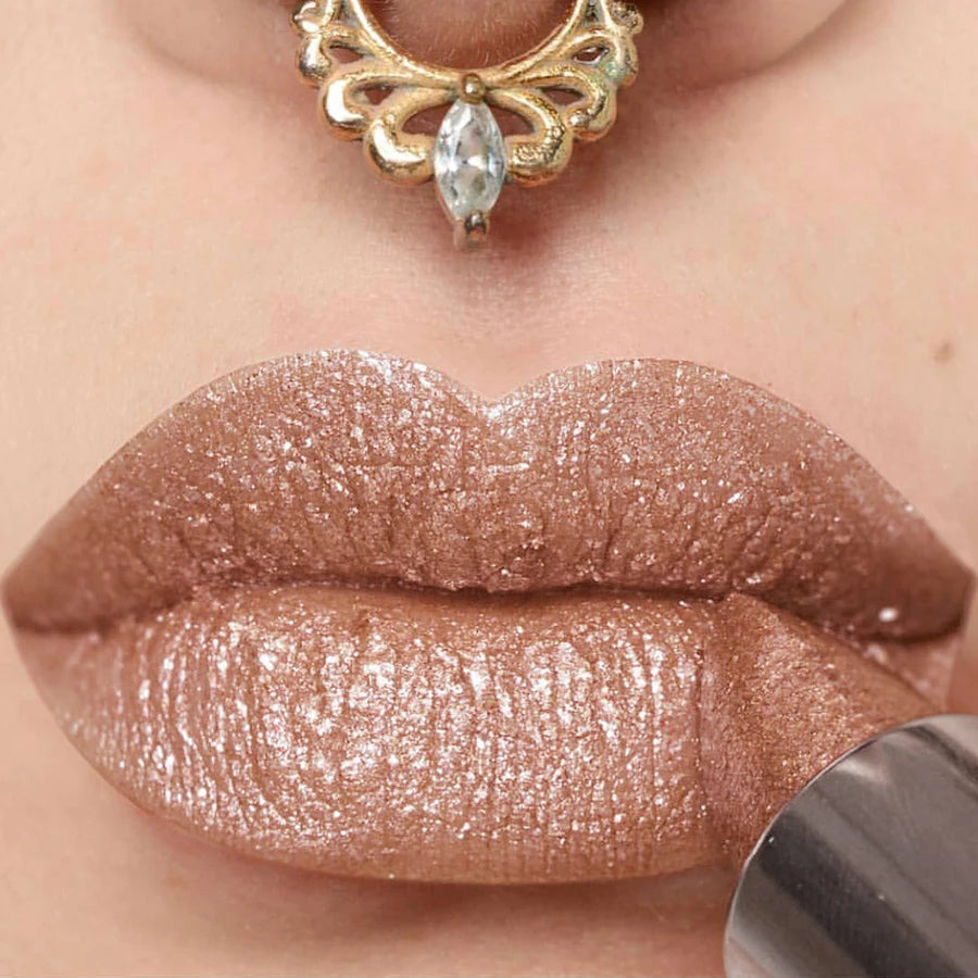 KAFURUX 21-Color Glitter Metallic Lipstick | Pearlescent Lip Tint