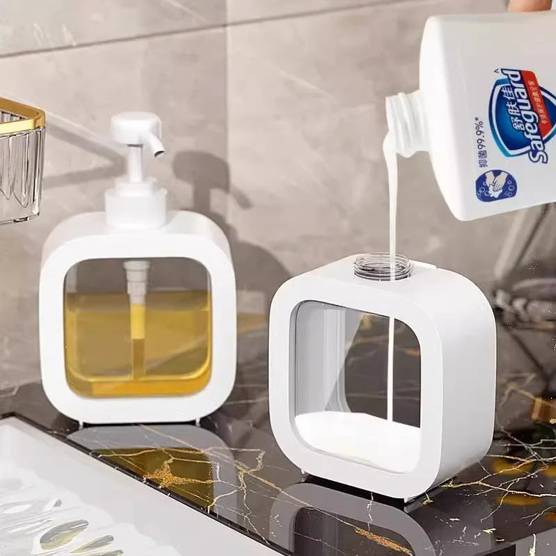 Refillable Soap Dispenser 300/500ml Pump Bottle | Bath & Travel