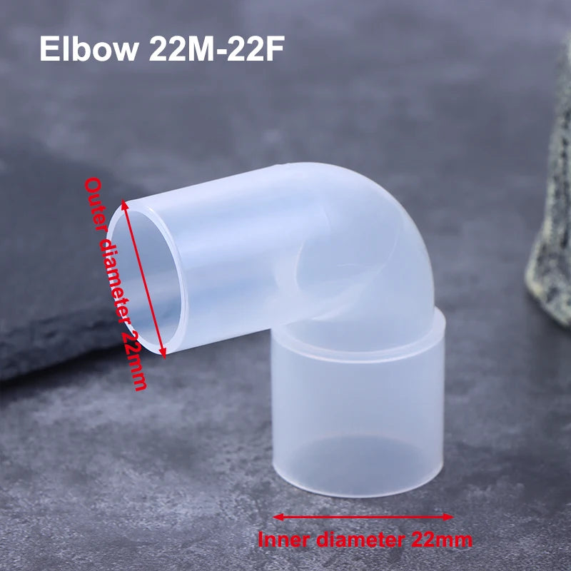 15mm to 22mm Veterinary Breathing Circuit Straight Connector PP