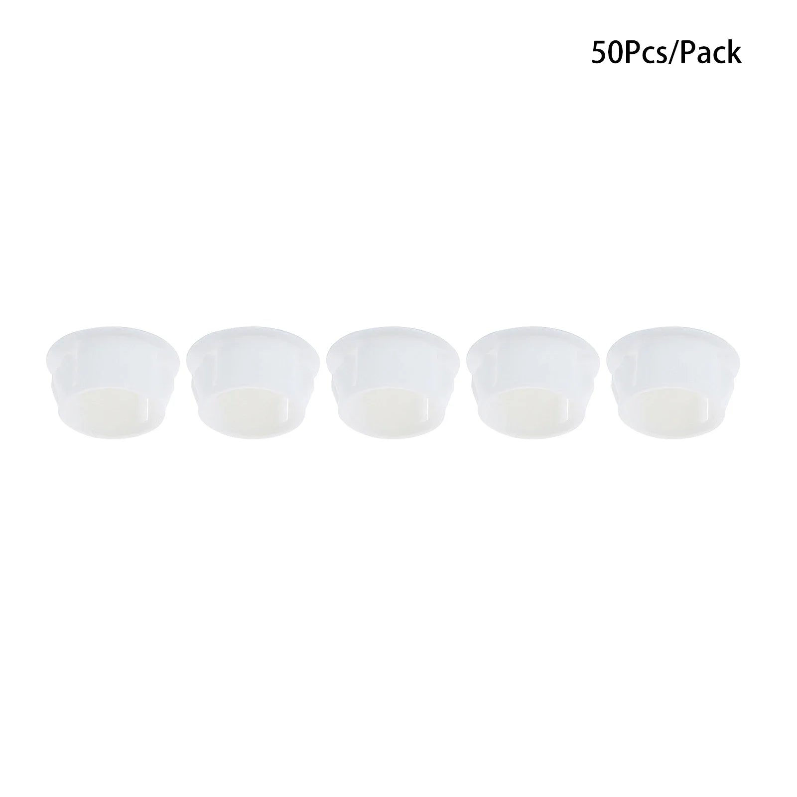 50Pcs Plastic Blanking End Caps Hole Plugs 5mm–32mm Black/White