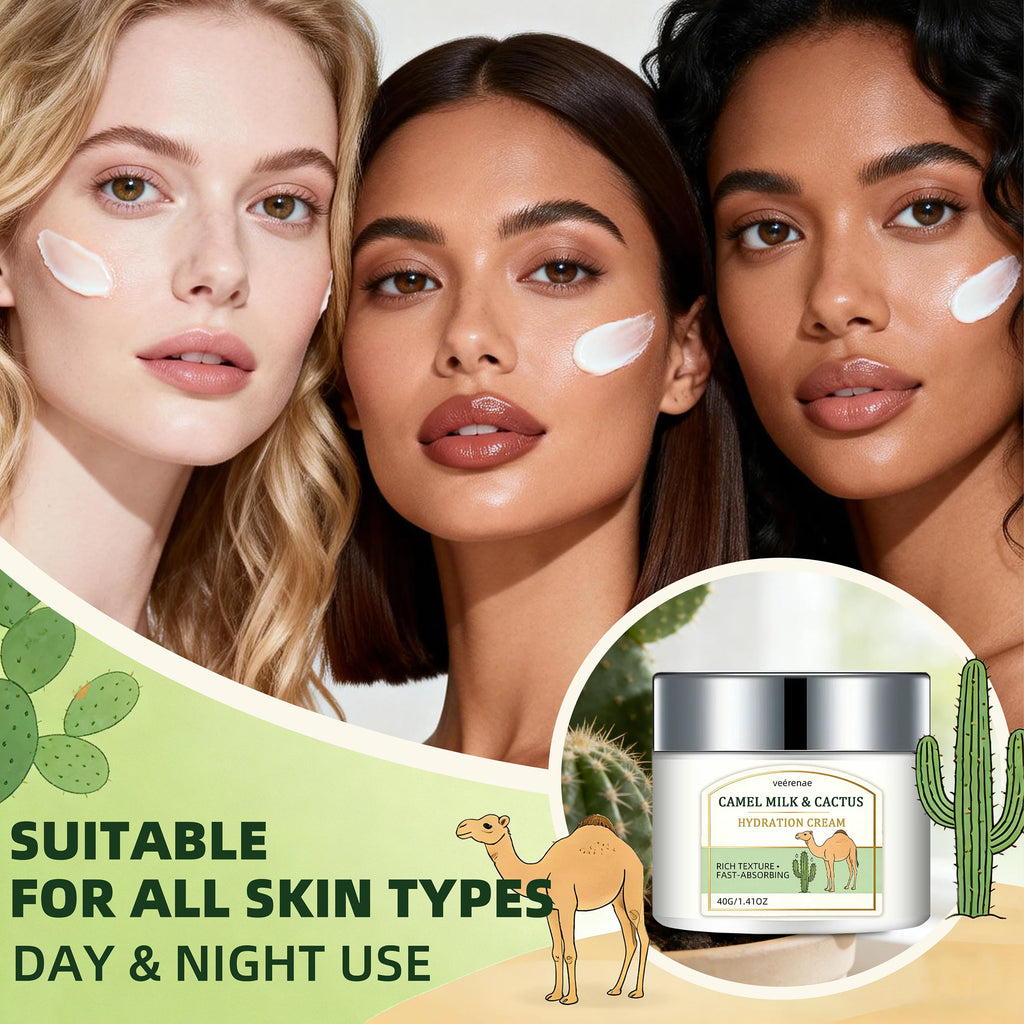 Camel Milk & Cactus Face Cream – Daily Hydration, All Skin