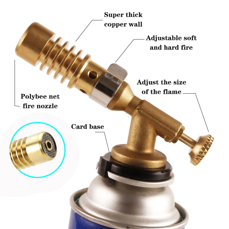 Portable Butane Brazing Torch – Copper Gas Welding Blowtorch Brazing Welding Torch Oasis Select