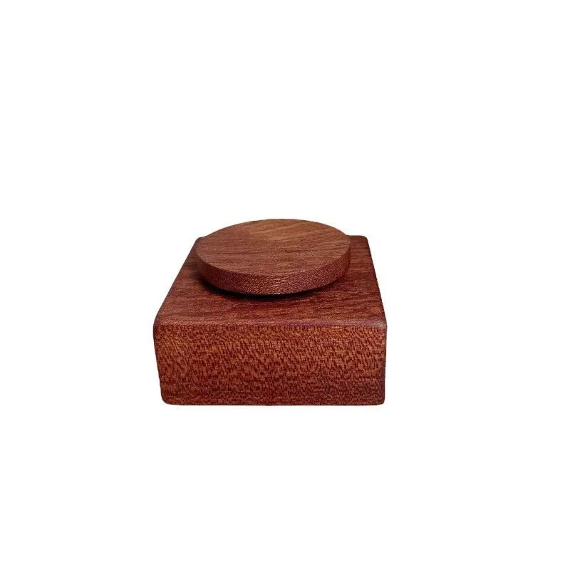 Ebony wood small base music box solid wood cat ornament umbrella big dragon cat music box DIY ornament base desktop Oasis Select