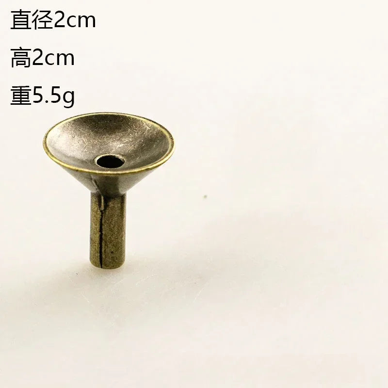 Mini Ash Catcher Gourd Snail Lotus Holder Creative Incense Holder Made of Brass Household Japanese Buddhism Gadgets Ornaments Oasis Select D
