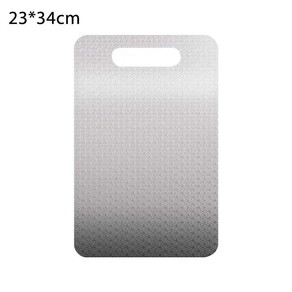 NEW Honeycomb Pattern Stainless Steel Cutting Board, Anti-Slip & Anti-Bacterial Double-Sided for Meat, Veg, Fruit - Home Kitchen Oasis Select C