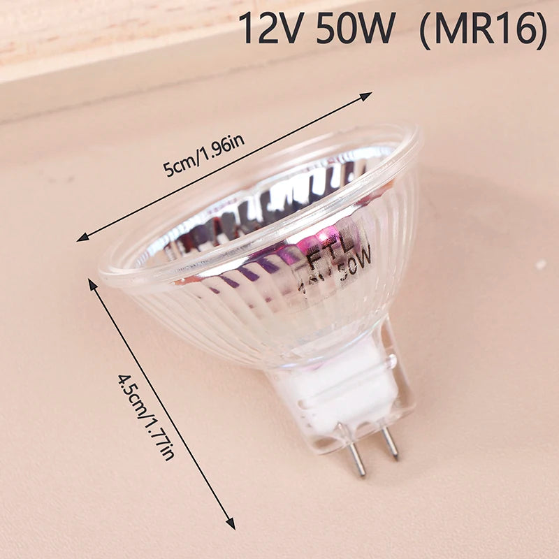 AC/DC 12V Halogen Bulb Lamp Cup Light MR11 MR16 GU5.3 GU10 High Brightness Spotlight Oasis Select A6