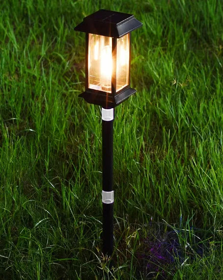 Solar Lamps, Outdoor Garden Lamps, Household Waterproof Garden Tungsten Filament Lawn Insert Lamps, Outdoor Atmosphere Oasis Select Connector warm white
