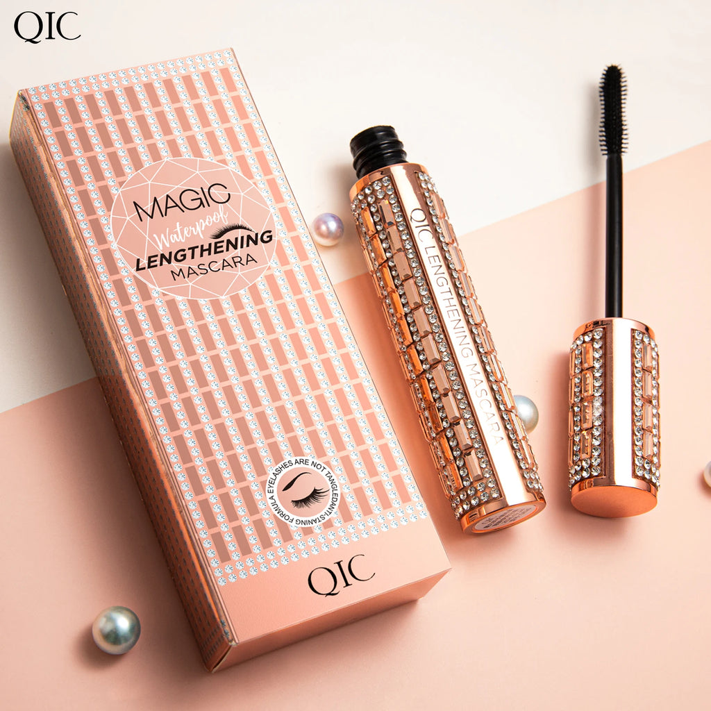 QIC 5D Silk Fiber Mascara – Waterproof Lengthening & Curling