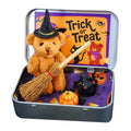 Cute Witch Teddy Bear in a Box – Halloween Plush Gift