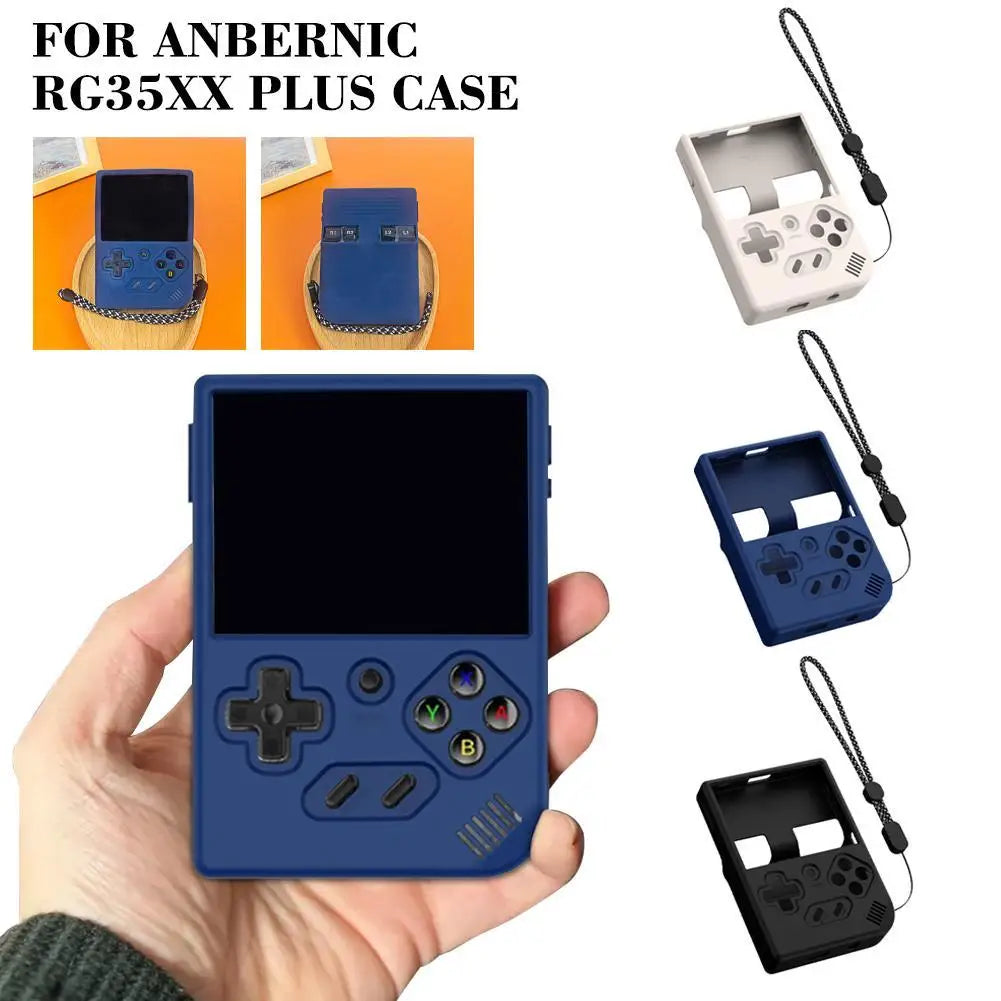 ANBERNIC RG35XX Plus Silicone Case – Drop-Proof & Grip Cover