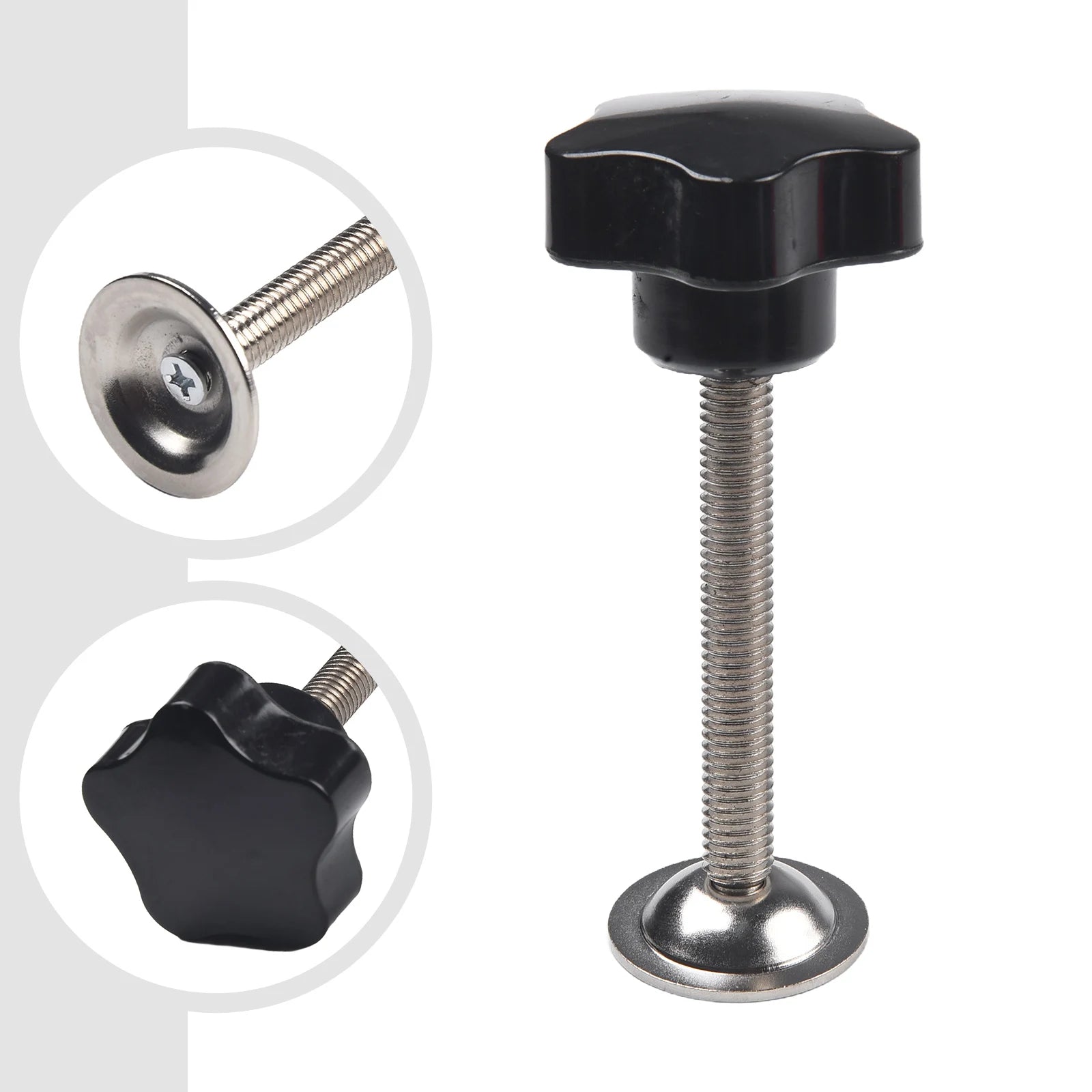 Star Knobs Thread Clamping Knob Screw Hand Tightening Knob Resistant M8*60 Hand Tools Accessories Oasis Select
