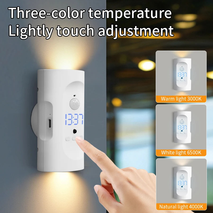 Motion Sensor LED Wall Light – 3 Colors Wireless Magnetic Spotlight LED Wall Light Oasis Select