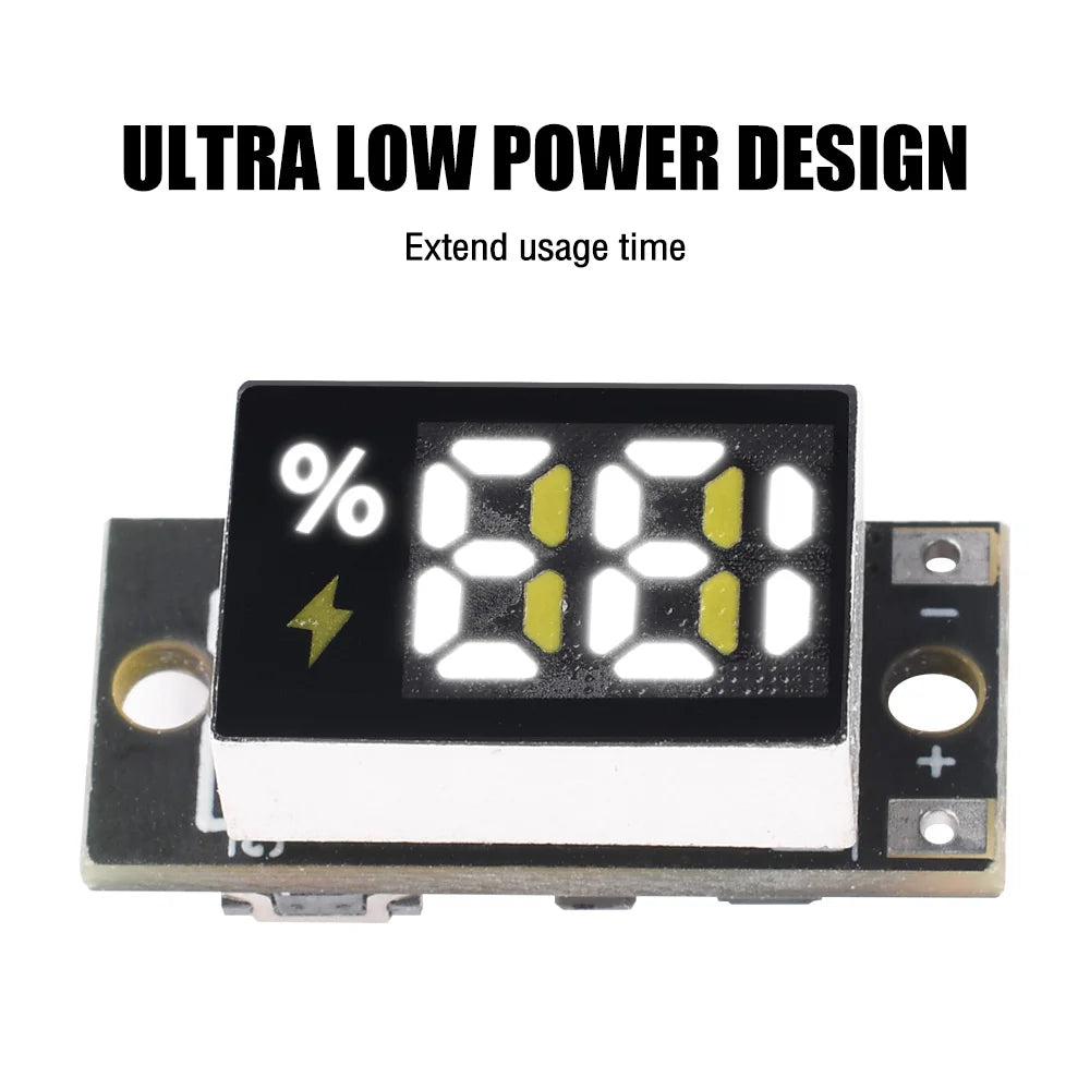 1S-4S 3.2V LiFePO4 Battery Power Display Module 3-12.8V Digital Percentage Indicator Board Battery Capacity Indicator Module Oasis Select