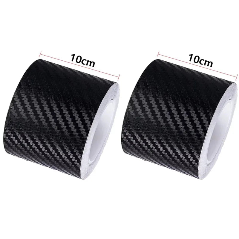 3/2/1Pcs 3D Nano Carbon Fiber Car Film Protective Strip, Threshold Side Mirror, Scratch Resistant And Waterproof Protective Film Oasis Select 10cm-2pcs 1M