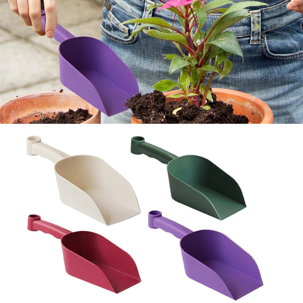 Multi-Function Garden Scoop Plastic Soil Shovel Spoons Handy Garden Scoop For Soil Compost Planting Re-Potting Digging Tools Oasis Select