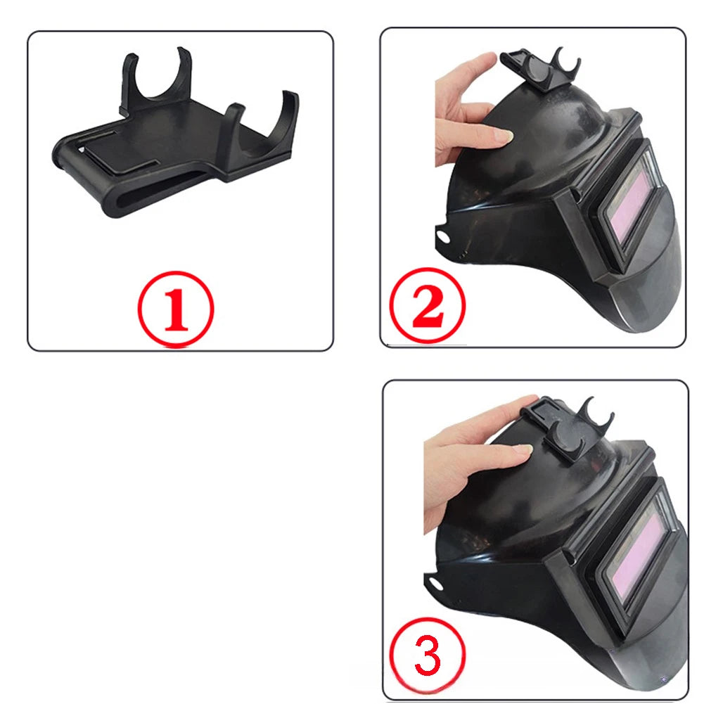 Welding Helmet Headlight Mount Bracket | ABS Light Stand Base Helmet Light Bracket Oasis Select