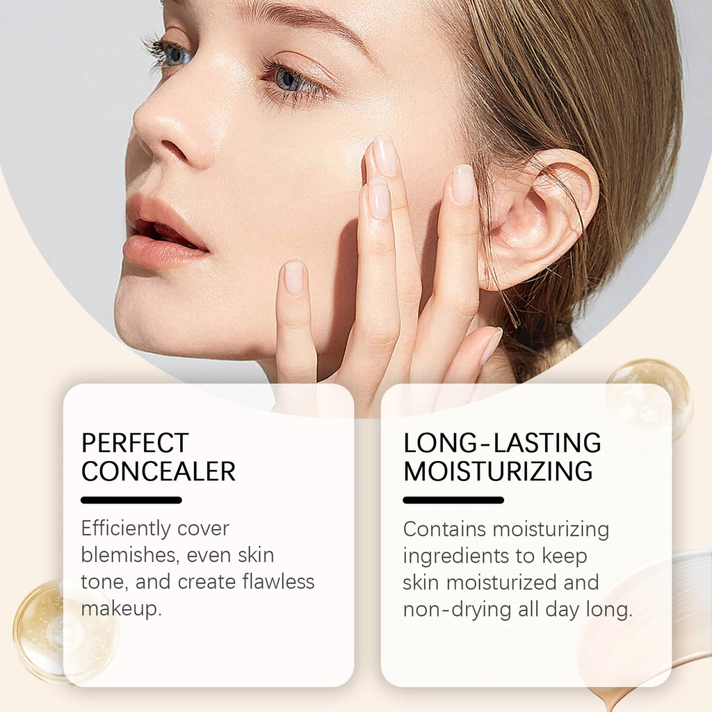 Color Changing Foundation Light Spectrum Sunscreen Serum SPF 50 Concealer Full Coverage Moisturizing Face Makeup Base Cosmetics Oasis Select