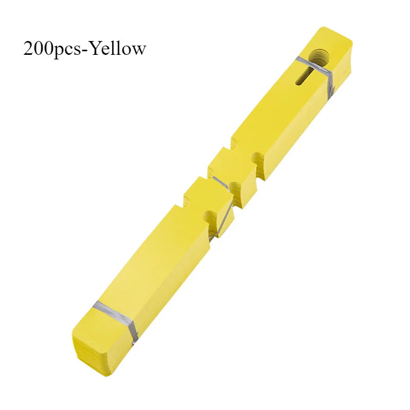 Waterproof plant tag Plastic plant Hanging tag Gardening plant tag tool plant labels garden sign planters for outdoor plants Oasis Select 200pcs-Yellow