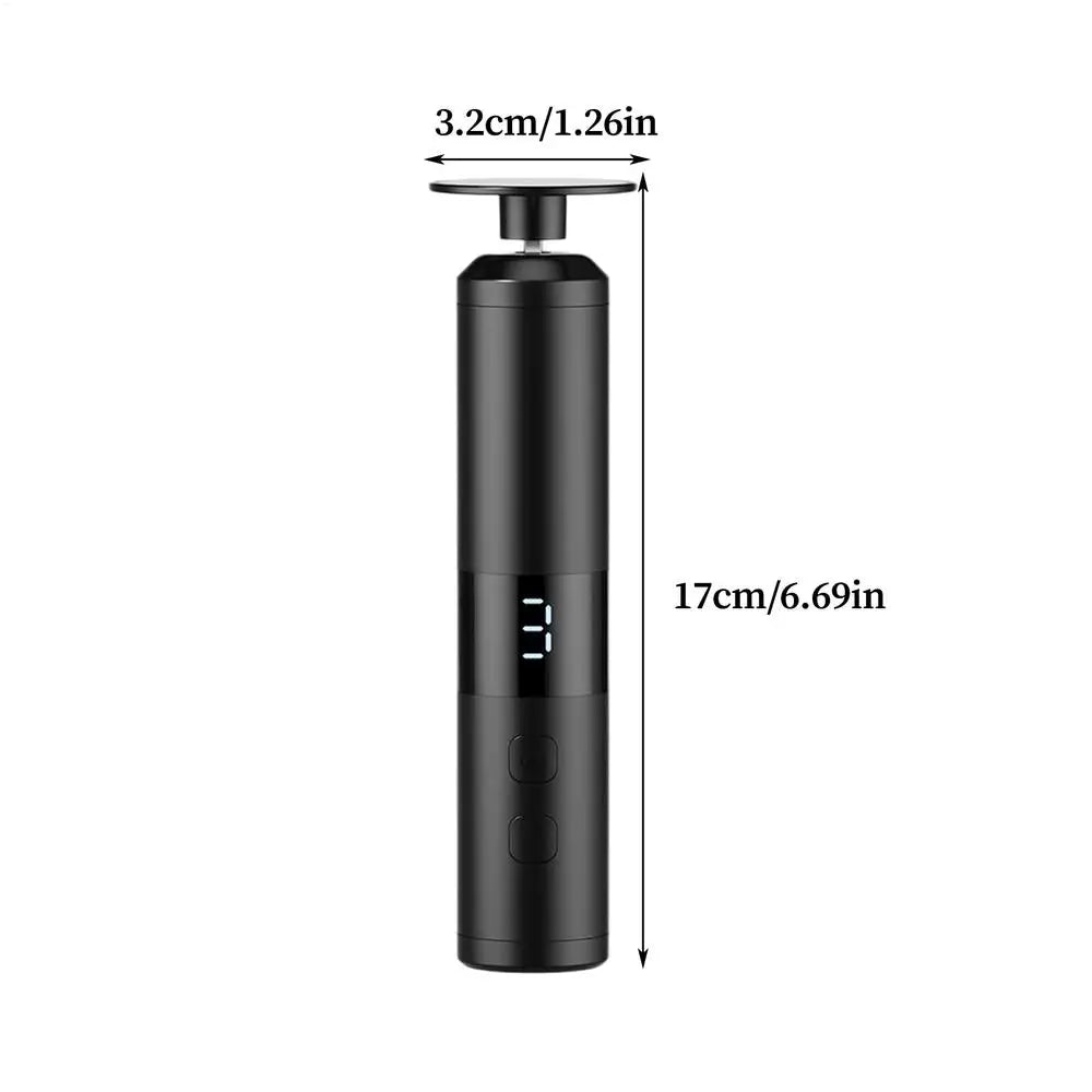 Electric Foot File Polisher Machine Dead Skin Remover Callus Foot Grinding Trimmer Foot Care Tool Scrubber Foot Grinder Oasis Select CN Black