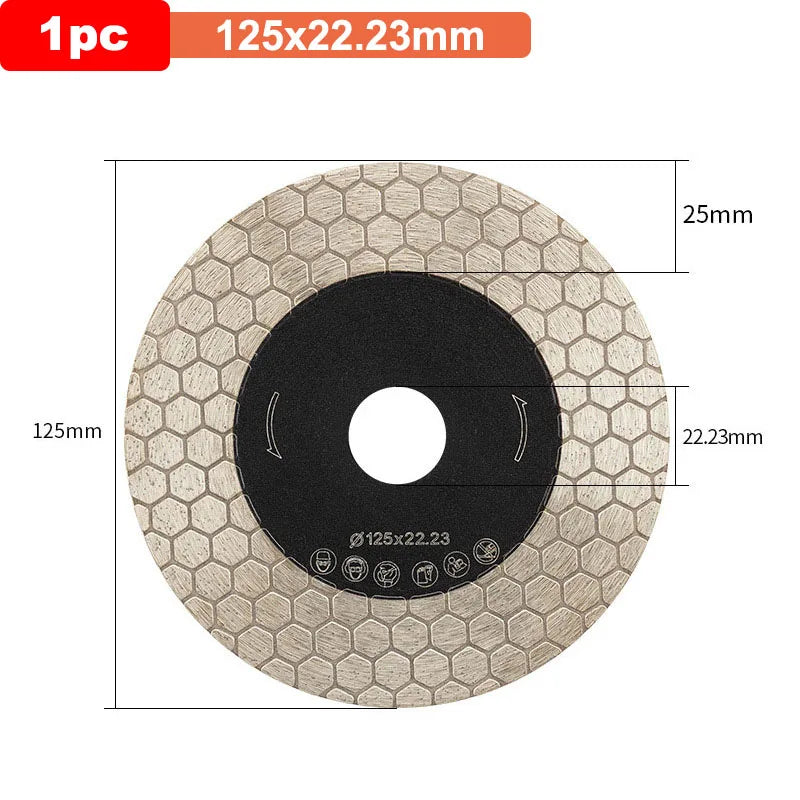 115/125mm Diamond Tile Saw Blade Cutting Grinding Disc Wheel For Porcelain Ceramic Tile Saw Blade Manufacturing Power Tools Oasis Select 125x22.23mm