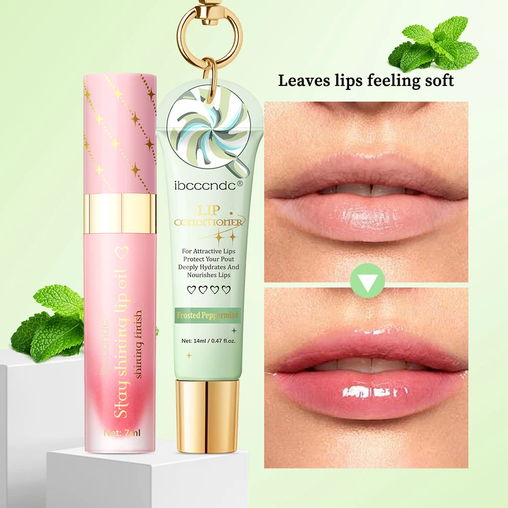 Lip Oil & Lipstick Combo Set – Hydrating Glossy Lip Duo Lip Oil Gloss Set Oasis Select