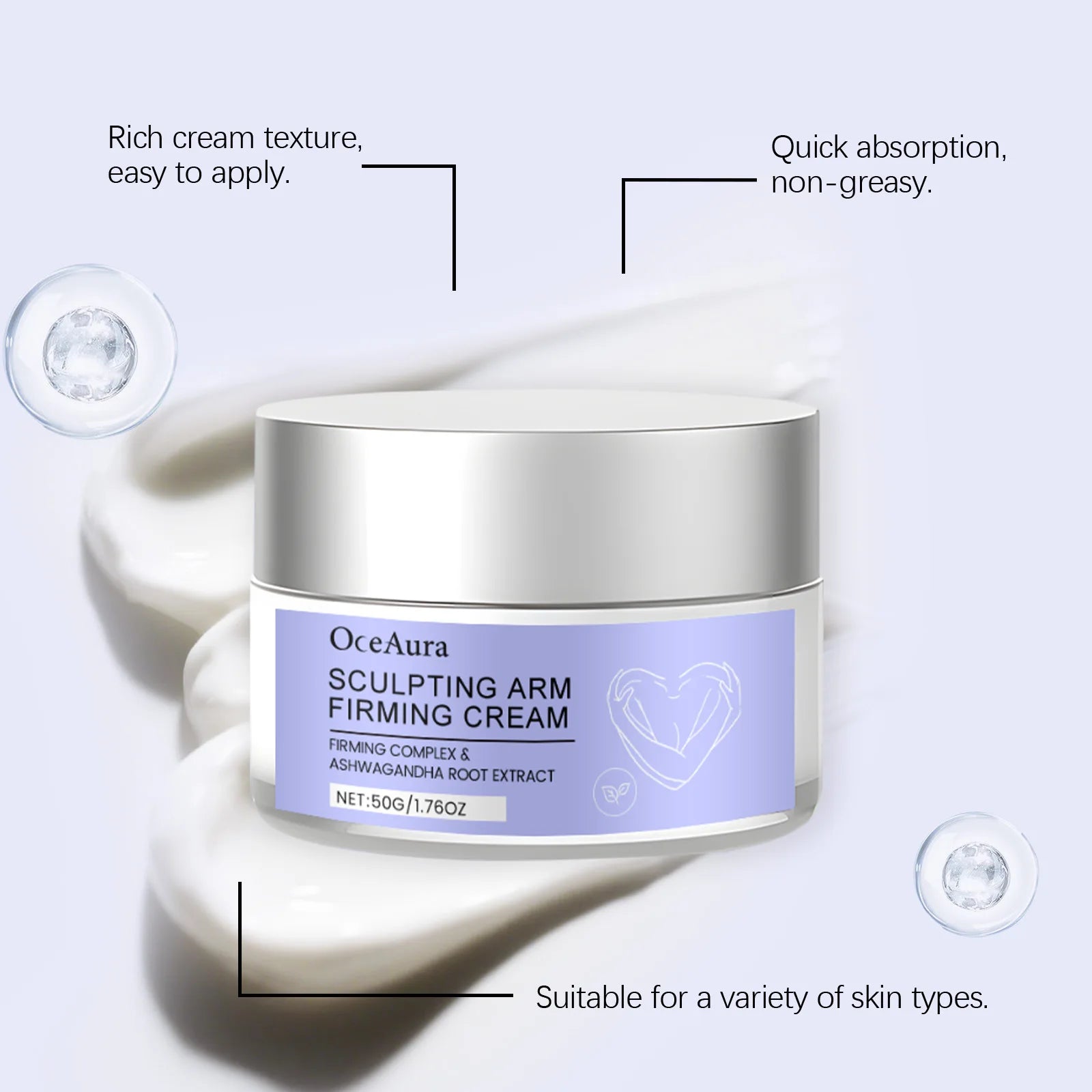 Hyaluronic Acid Face Makeup Pre Isolation Cream Invisible Acne Moisturize Epidermis UniformSkincolor Elasticity Hide Pore Primer Oasis Select