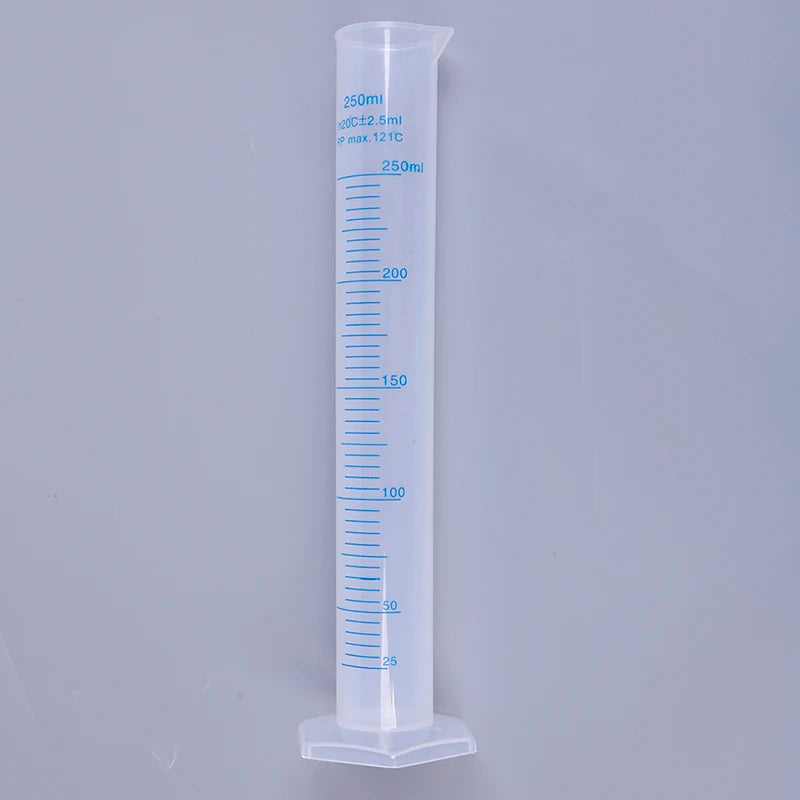 New Sale 250ml measuring cylinder blue scale acid and alkali resistant measuring cylinder Oasis Select