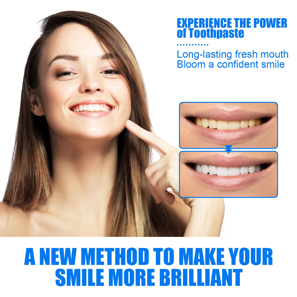Whitening Toothpaste Various Flavors Remove Stains Clean Teeth Freshen Breath Protect Teeth-Fruity Formula Clean Fresh Mouth Oasis Select