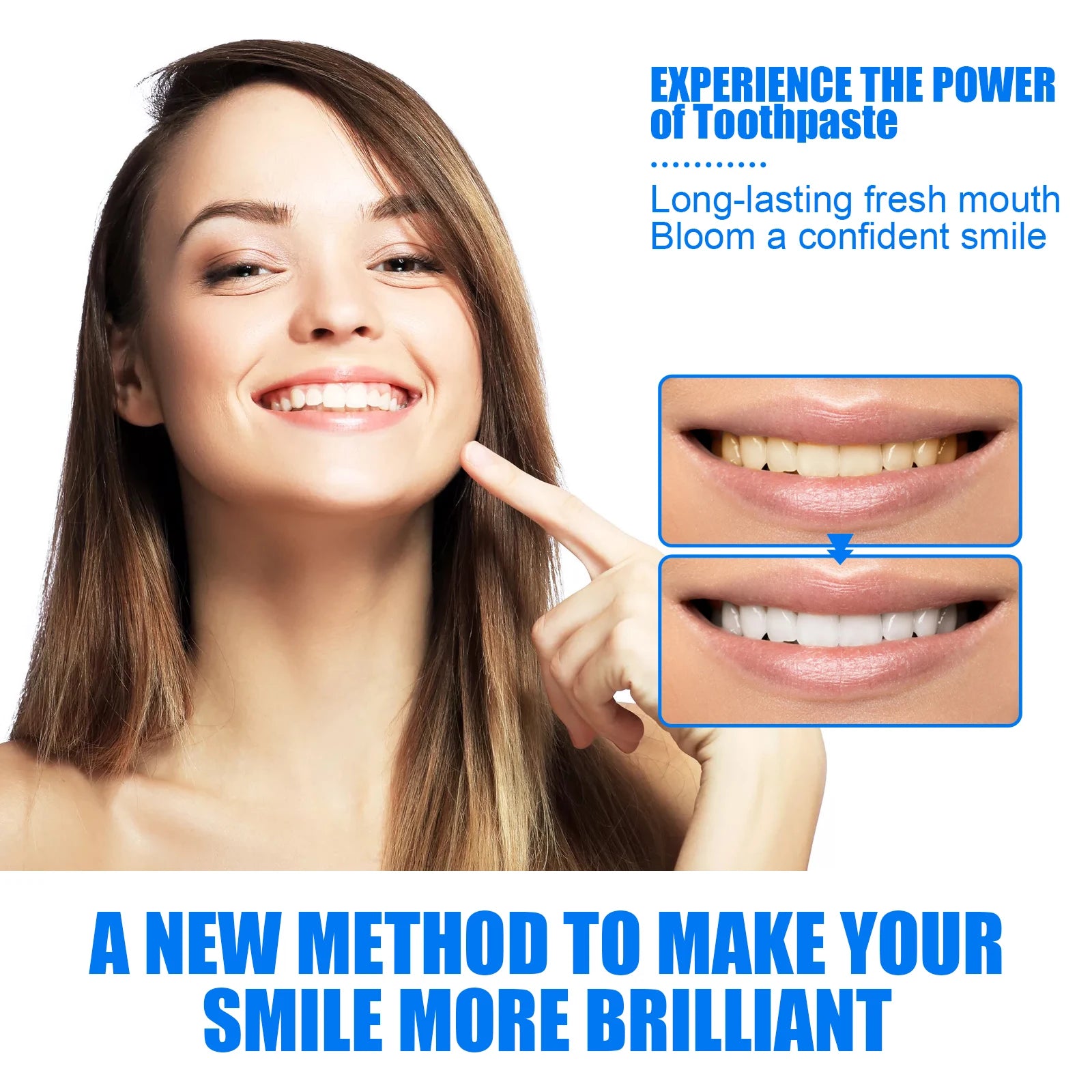 Whitening Toothpaste Various Flavors Remove Stains Clean Teeth Freshen Breath Protect Teeth-Fruity Formula Clean Fresh Mouth Oasis Select
