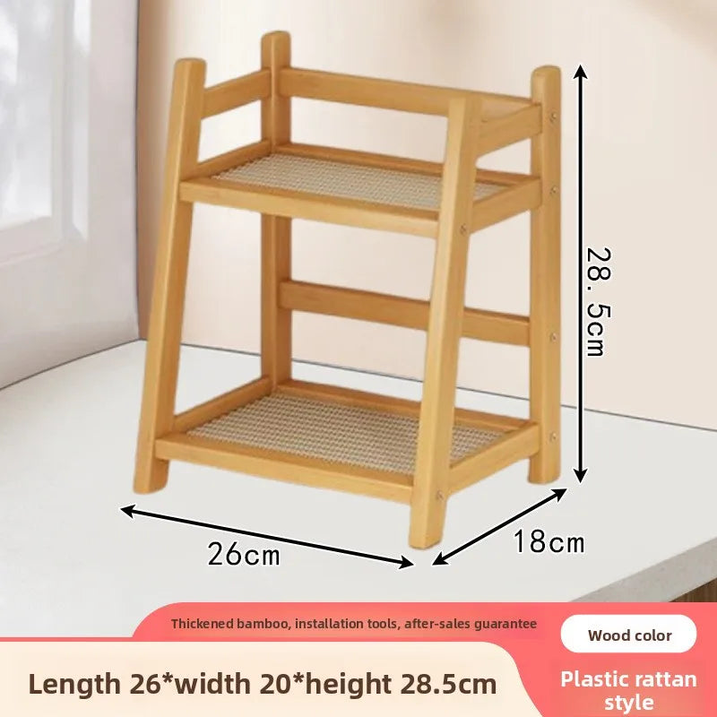 Cup holder desktop rattan trapezoidal cup holder, simple and multi-functional household water cup type Nanzhu storage cup holder Oasis Select 2-26Cm-primary-TB