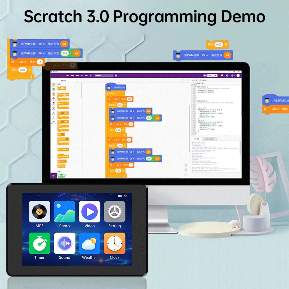 ESP32-S3 IoT Development Board WiFi Bluetooth Module Onboard 3.5-inch Touch Screen Smart Home Control Panel Demo Board Oasis Select