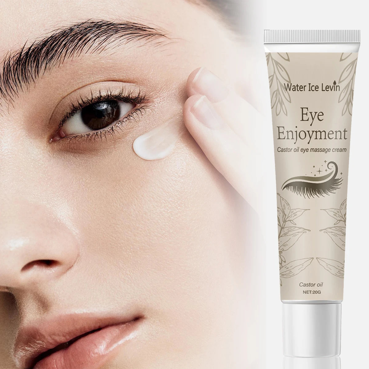 Castor Oil Eye Cream – Anti-Wrinkle, Dark Circles & Firming 20g Eye Treatment Cream Oasis Select