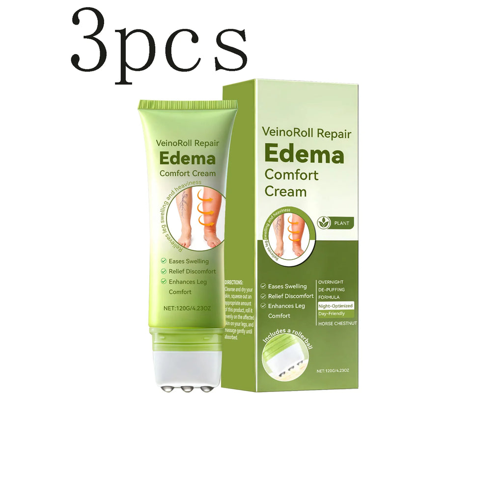Daily Leg Care Roller Massage Cream – Moisturizing & Comforting Leg Massage Cream Oasis Select 3pcs