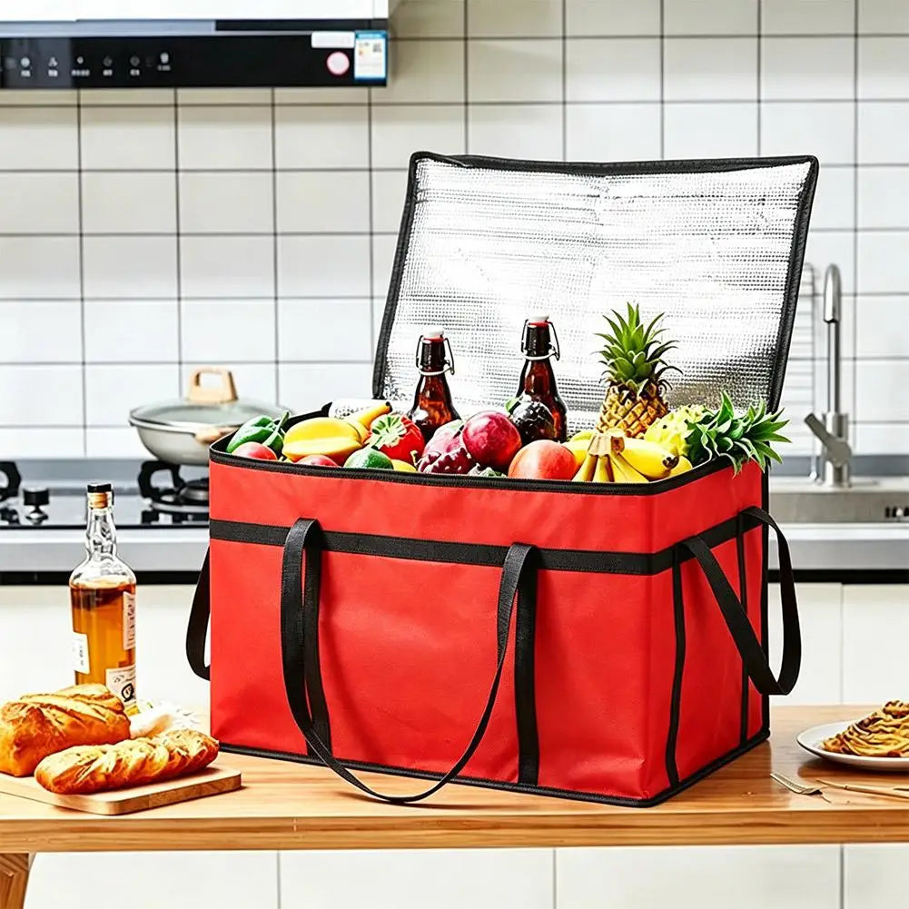 Large Insulated Tote Bag – Thermal Food & Grocery Cooler