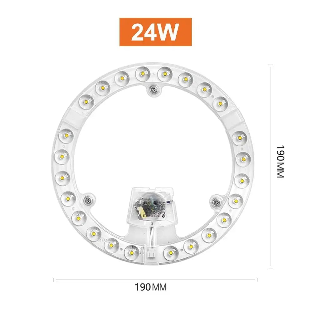 12W 18W 24W 36W 48W 72W Ceiling Lights Round Led Module Convenient Ceiling Lamp Dimmable Durable Ceiling Fan light Office Oasis Select 24W-Cold White