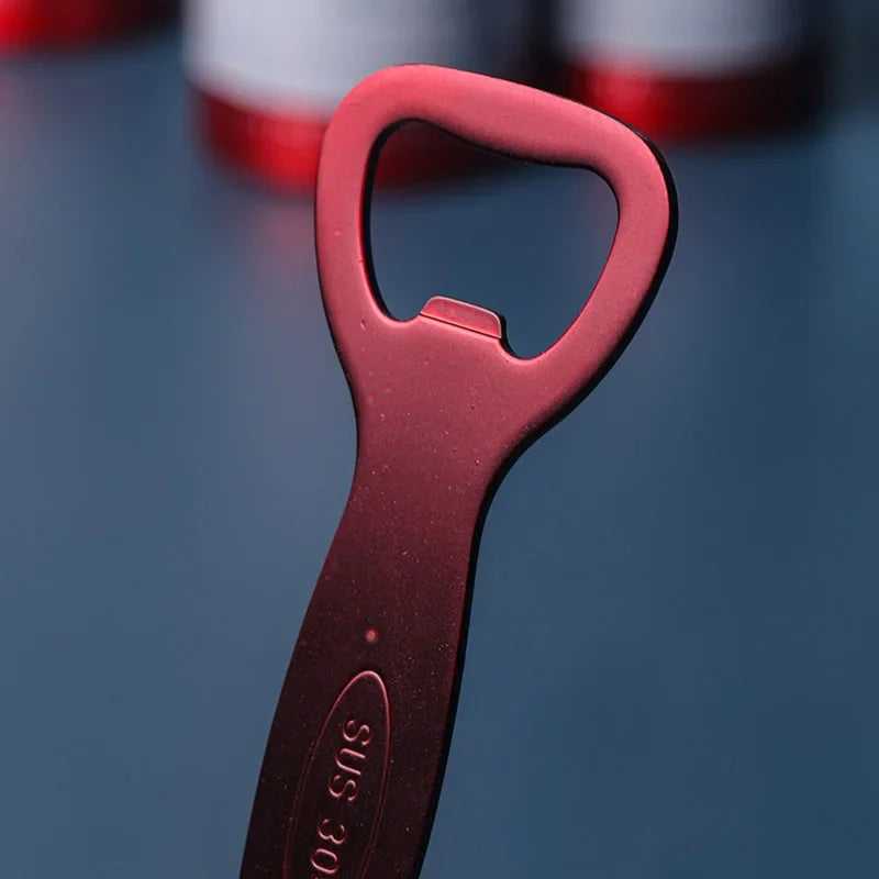 Thickened 304 Stainless Steel Beer Bottle Opener Portable Bottle Opener Cap Opener Restaurant Kitchen Accessories Small Tools Oasis Select
