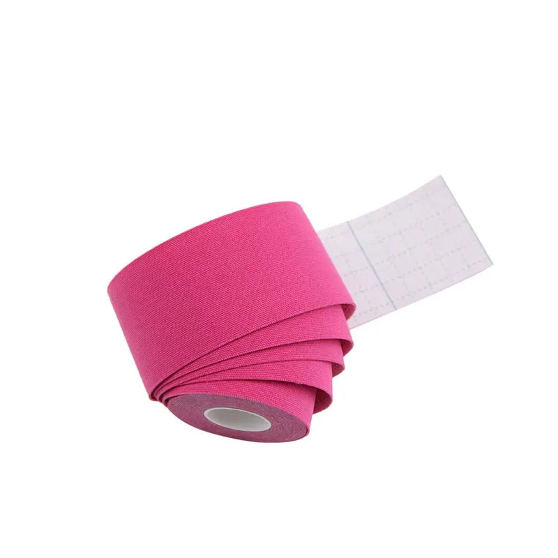 1pcs Kinesiology Tape Roll Cotton Elastic Adhesive Muscle Bandage Strain Injury Support Neuromuscular Sport Kinesiotape Oasis Select Pink 10cm