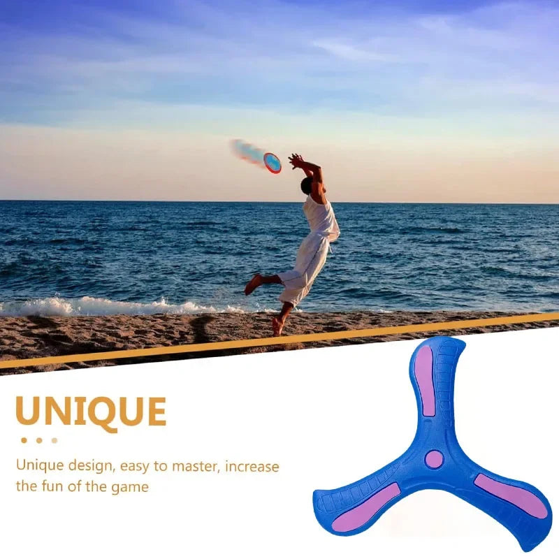 1-20PCS Tri-Blade Boomerang for Kids Outdoor Toys Safe Durable Flying Disc Family Fun Sport Game Parent-Child Interaction Oasis Select