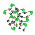 10Pcs Fishing Bite Alarms Fishing Rod Stalk Bells Clamp Tip ABS Fishing Rod Bell Rod Clamp Oasis Select 10pcs