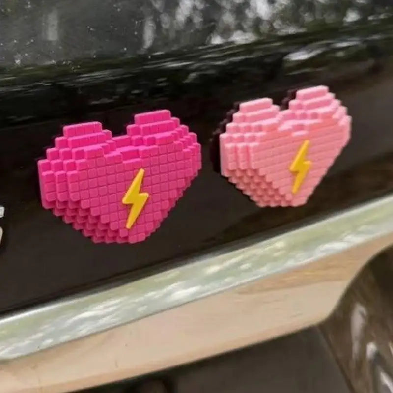 1/2Pcs Love Shaped Anti-Collision Car Side Door Protection Sticker Self Adhesive Car Door Slam Stopper Body Decoration Oasis Select
